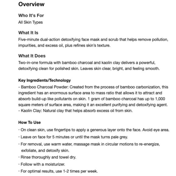 HOST PICK 🎉 Clinique All About Clean 2-in-1 Charcoal Mask and Scrub - Picture 3 of 7